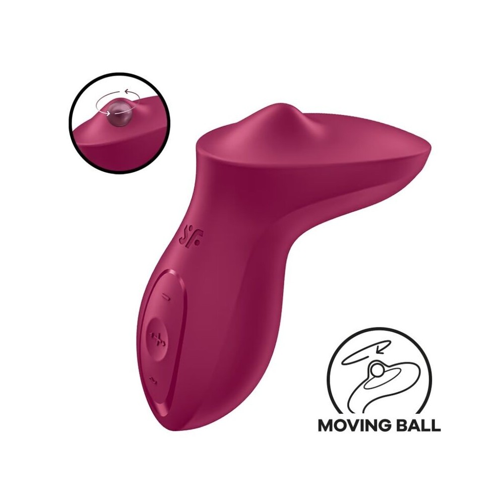 SATISFYER - VIBRADOR EXCITERRR LAY-ON CLITORIS BERRY
