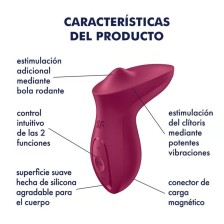 SATISFYER - VIBRATEUR À BAIES POUR CLITORIS À LAY-ON EXCITERRR