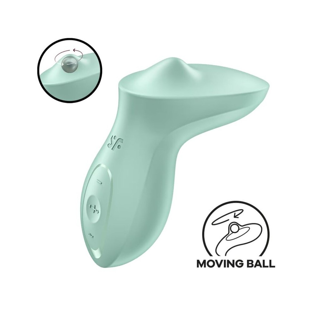 SATISFYER - VIBRATEUR À MENTHE EXCITERRR À LAY-ON POUR CLITORIS