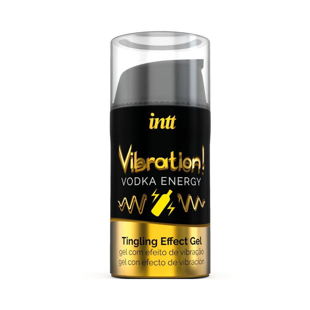 INTT - KRAFTVOLLES INTIMSTIMULIERENDES FLÜSSIGES VIBRATIONSGEL VODKA 15ML