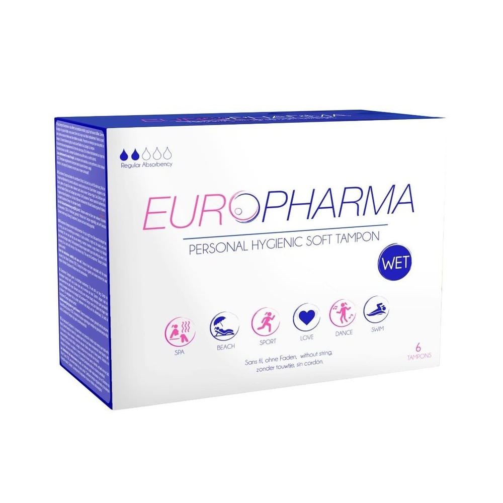 EUROPHARMA - TAMPÕES DE AÇÃO 6 UNIDADES