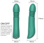 ARMONY - VIBRATOR & THRUSTING GSPOT GREEN
