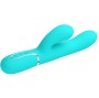 PRETTY LOVE - VIBRADOR MULTIFUNÇÃO G-SPOT AQUA VERDE