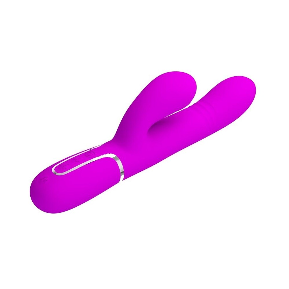PRETTY LOVE - VIBRATEUR MULTIFONCTION G-SPOT FUCHSIA