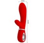 PRETTY LOVE - THOMAS MULTIFUNCTION G-SPOT VIBRATOR RED