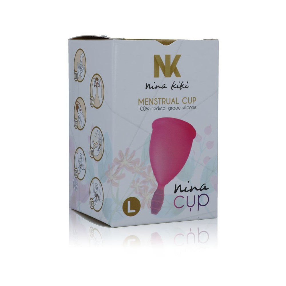 NINA KIKÍ - MENSTRUAL CUP PINK - SIZE L