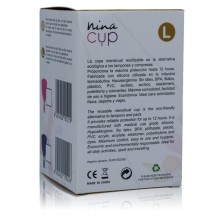 NINA KIKÍ - MENSTRUAL CUP PINK - SIZE L