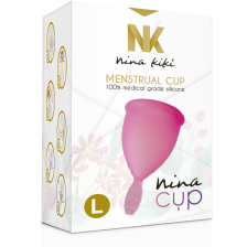 NINA KIKÍ - COPPA MESTRUALE ROSA - TAGLIA L