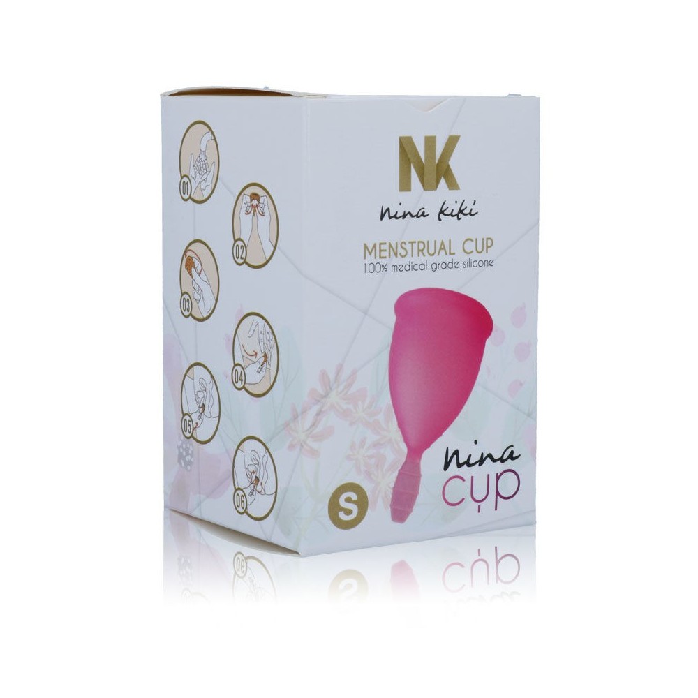 NINA KIKÍ - MENSTRUAL CUP PINK - SIZE S