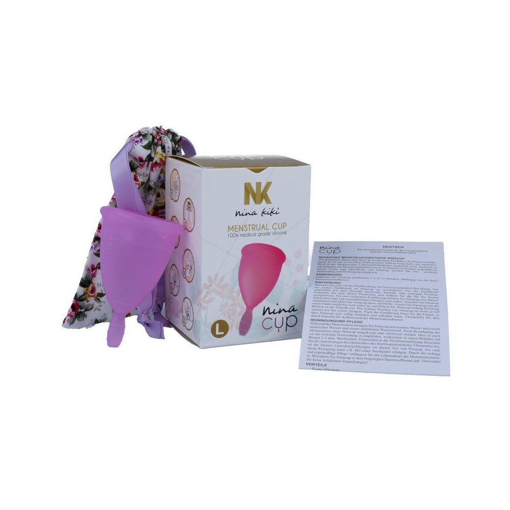 NINA KIKÍ - COPO MENSTRUAL ROXO - TAMANHO L