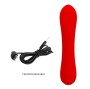 PRETTY LOVE - VIBRADOR RECARREGVEL PRESCOTT VERMELHO
