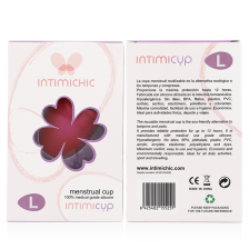 INTIMICHIC - MENSTRUAL CUP MEDIZINISCHES SILIKON - GRÖSSE L