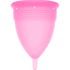 STERCUP - COPO MENSTRUAL DE SILICONE FDA ROSA - TAMANHO L