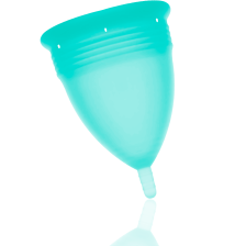 STERCUP - COPO MENSTRUAL DE SILICONE FDA AQUAMARINE - TAMANHO L