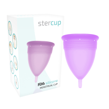 STERCUP - COUPE MENSTRUELLE EN SILICONE FDA LILAS - TAILLE L