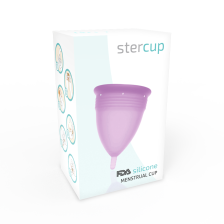 STERCUP - COPPA MESTRUALE IN SILICONE FDA LILLA - TAGLIA L