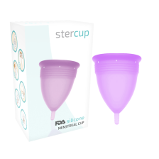 STERCUP - COPO MENSTRUAL DE SILICONE FDA LILAC - TAMANHO S