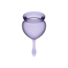 SATISFYER - FEEL GOOD MENSTRUAL CUP PURPLE 15 + 20 ML