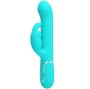 PRETTY LOVE - COALE RABBIT VIBRATOR PEARLS AQUA GREEN