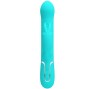 PRETTY LOVE - VIBRATEUR COALE RABBIT PERLES VERT AQUA