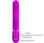 PRETTY LOVE - VIBRATORE MULTIFUNZIONE PERLITA 3 IN 1 G-SPOT VIOLA