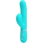 PRETTY LOVE - PERLITA MULTIFUNKTIONS-3-IN-1-G-PUNKT-VIBRATOR AQUA GRÜN