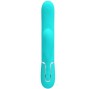 PRETTY LOVE - PERLITA MULTIFUNKTIONS-3-IN-1-G-PUNKT-VIBRATOR AQUA GRÜN