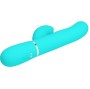 PRETTY LOVE - PERLITA MULTIFUNCTION 3 IN 1 G-SPOT VIBRATOR AQUA GREEN