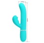 PRETTY LOVE - PERLITA MULTIFUNKTIONS-3-IN-1-G-PUNKT-VIBRATOR AQUA GRÜN