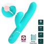 PRETTY LOVE - PERLITA MULTIFUNKTIONS-3-IN-1-G-PUNKT-VIBRATOR AQUA GRÜN