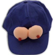 DIABLO PICANTE - CASQUETTE BLEUE AVEC SEINS