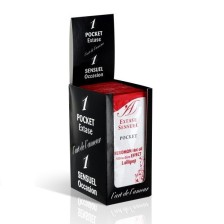 EXTASE SENSUAL - HUILE DE MASSAGE AUX PHÉROMONES EFFET CHALEUR SUCETTE 10 ML