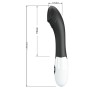 PRETTY LOVE - ELEMENTAL VIBRADOR G-SPOT 30 MODOS PRETO