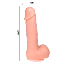 BAILE - REALISTIC DILDO DONG VIBRATION AND ROTATION 20 CM