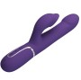 PRETTY LOVE - ZALIN RABBIT VIBRATOR PEARLS 4 IN 1 PURPLE