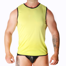 MACHO - T-SHIRT GIALLA L/XL