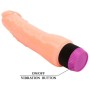 BAILE - VIBRADOR REALISTA FLEXÍVEL NATURAL 24 CM